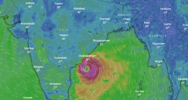 শক্তি কমেছে অসনির, আরও দুর্বল হবার সম্ভাবনা