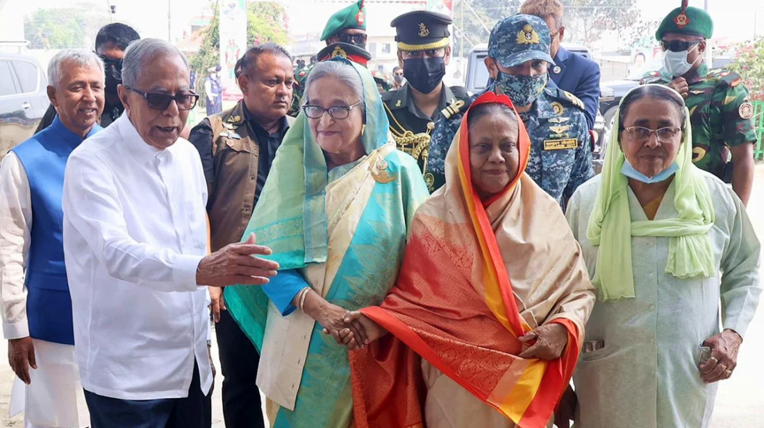 রাষ্ট্রপতির বাড়িতে প্রধানমন্ত্রী