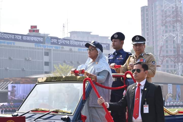 স্মার্ট পুলিশ-স্মার্ট দেশ’শান্তি প্রগতির বাংলাদেশ’ ‘পুলিশ সপ্তাহের উদ্বোধনী অনুষ্ঠানে প্রধানমন্ত্রী