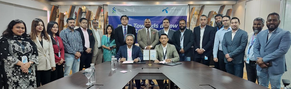  স্ট্যান্ডার্ড চার্টার্ড ব্যাংকের সঙ্গে চুক্তি করলো গ্রামীণফোন