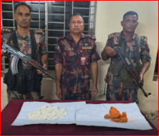 বেনাপোলে ভারতীয় বিস্ফোরক পাউডার আটক